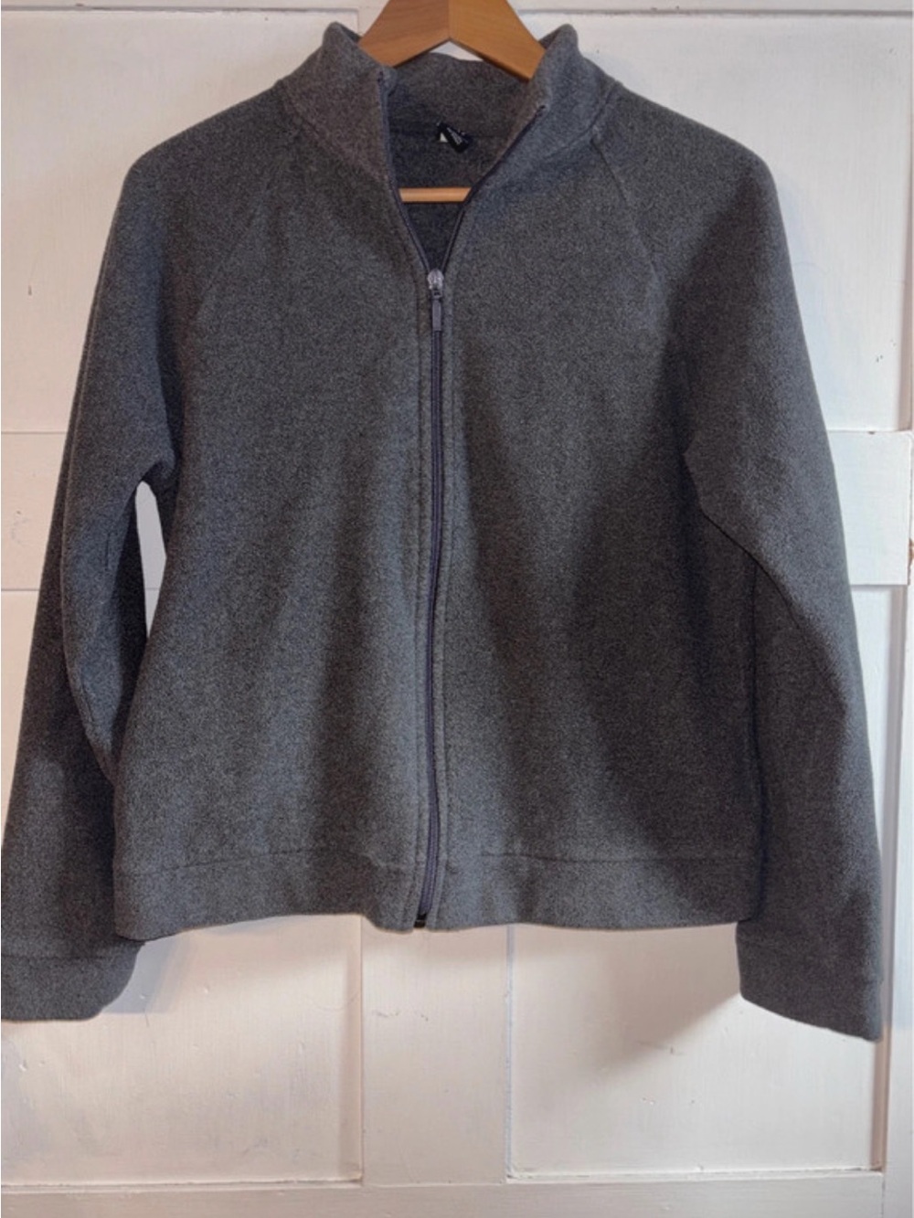 GAP Charcoal Gray Full Zip Fleece Jacket Size Youth Large L